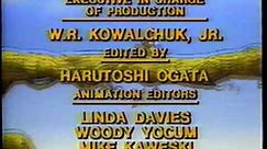 Kissyfur Ending (1986) – DIC (1986) – NBC Productions (1986) Theme, Company Logos (VHS Capture)