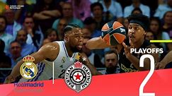 Partizan wins again in Madrid! | Playoffs Game 2, Highlights | Turkish Airlines EuroLeague