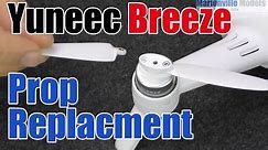 Yuneec Breeze, Replacing the Propellers How To