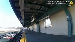NYPD Officers & Bystander Race to Save Man Who Fell on Subway Tracks