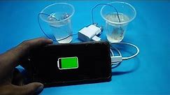 How to Make Mobile Charger Without Electricity With Salt Water Free Energy Mobile Charger
