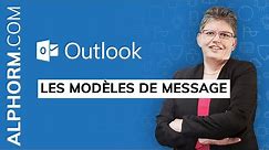 Tuto Outlook 2016 - Créer des modèles de message Outlook