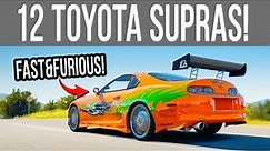 12 *Different* Toyota Supras In a FORZA Game!