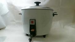 Vintage 1960s National Rice Cooker, How to Cook Rice