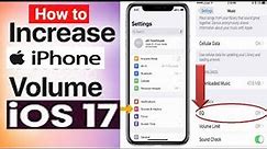How to Increase Volume on iPhone || Make Keyboard Click Louder iOS 17