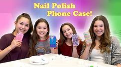 DIY Nail Polish Phone Case! (Haschak Sisters)