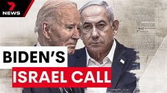 Biden's Israel Call