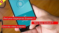 How to bypass your phone's Fingerprint scanner!!! | Easy steps to crack Fingerprint scanner...