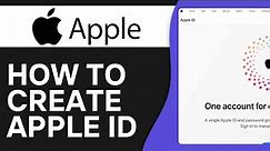 How To Create A New Apple ID (2024) Complete Guide