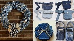 Creative projects using old jeans | Old jeans diy | Fashionista