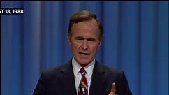Bush in 1988: 'Read My Lips: No New Taxes'