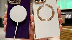 COCOMII Plated Plain Square iPhone Case (MagSafe)
