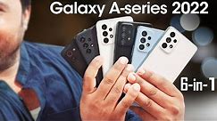 Samsung Galaxy A73 5G, A53, A33, A23, A13 & A03 - 6-in-1 A-series 2022