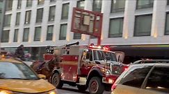 FDNY Vehicles with Sirens and Horns in Manhattan Compilation