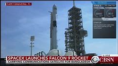 Upgraded SpaceX Falcon 9 rocket launched