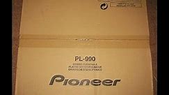 Pioneer PL-990 Stereo Turntable review HD