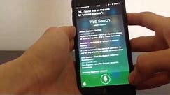 How does Siri works on an iPhone 6?