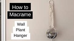 Creating a Beginner-Friendly Macrame Plant Hanger with 6 Simple Knots