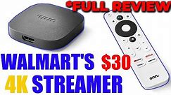 ONN. ANDROID TV UHD STREAMING DEVICE REVIEW | WALMART'S $30 4K STREAMER GOES AFTER THE FIRESTICK