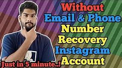 how to unlock instagram account without otp|how to recover Instagram account without email or phone