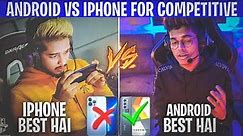 WHICH IS BEST FOR HEAVY GAMING ANDROID VS IPHONE FOR COMPETITIVE & ESPORT | JONATHAN IQOO VS SCOUT