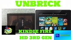 UNBRICK KINDLE FIRE HD 3RD GENERATION | FASTBOOT CABLE
