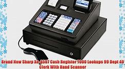 Brand New Sharp Xe-A507 Cash Register 7000 Lookups 99 Dept 40 Clerk With Hand Scanner