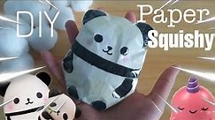 How to make a DIY paper Squishy | DIY panda egg paper squishy