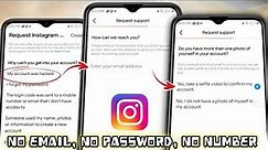 How to Recover Hacked Instagram Account without Email Phone Number & Password 2024