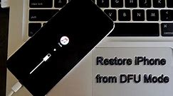 Top 2 Methods to Restore iPhone from DFU Mode