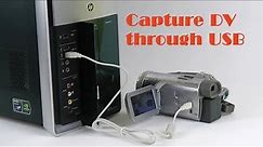 How to transfer video from a MiniDV camcorder to a computer via USB