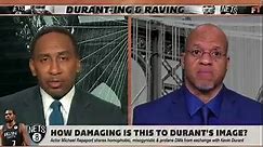 Stephen A. reacts to Kevin Durant's private messages shared by Michael Rapaport