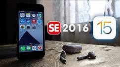 iPhone SE 2016 на iOS 15! Обновлять ли айфон?!