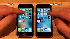 iPhone 5S iOS 9.2.1 vs iOS 9.3 Beta 6 / Public Beta 6 Build #13E5231a Speed Comparison