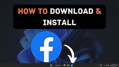 How to Install Facebook On Windows PC | Install Facebook app on laptop & Desktop