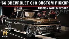AUCTION WORLD RECORD // 1966 Chevrolet C10 Custom Pickup // BARRETT-JACKSON 2022 LAS VEGAS