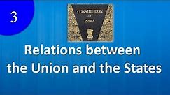 Relations between the Union and the States