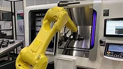 Fanuc Robot Operates DMG MORI NLX-2500 | CNC Machining Automation