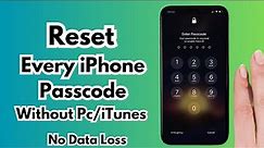 Reset Every iPhone Passcode Without Pc & iTunes ! How To Reset Forgot iPhone Passcode 2023