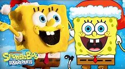 One Moment from EVERY SpongeBob Christmas Special ☝️ | 15 Minute Compilation | SpongeBob