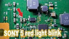 Sony LED TV red light blinking