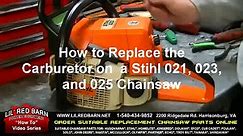 How to Replace the Carburetor on a Stihl Chainsaw