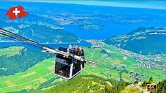 Discover Switzerland’s Mountain Stanserhorn with world’s first open-air cable car ! Swiss View
