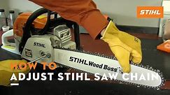 How To Adjust STIHL Saw Chain | STIHL Tutorial