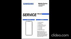 Samsung Galaxy A22 5G (SM-A226B, SM-A226BR) Service manual