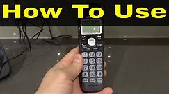 How To Use A Vtech Cordless Phone-Full Tutorial