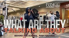 Fit 4 Eachother Friday | Behind The Scenes | Leg Day Raw Footage