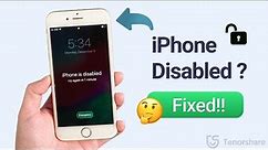 iPhone Disabled Connect to iTunes | How To Unlock Any iPhone Disabled 2024