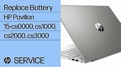 Replace the Battery | HP Pavilion 15-cs0000, cs1000, cs2000, cs3000 Laptop PC | HP