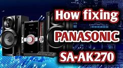 ✅How to Repair a PANASONIC Sound Equipment, Model SA-AK270 (English Subtitles)💯🇺🇾🇦🇺🇨🇦🇬🇧🇺🇸